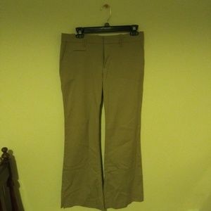 GAP size 6 khaki work pants "Hip Slung Fit"